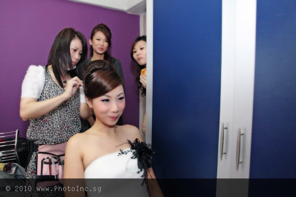 Actual Day Wedding Photography by Singapore Photographer from PhotoInc