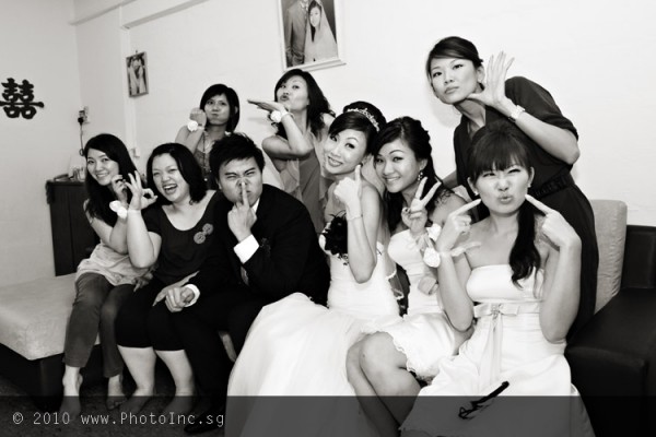 Actual Day Wedding Photography by Singapore Photographer from PhotoInc