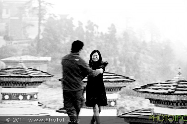 Overseas Pre-Wedding Photography to Bhutan by Singapore Photographer from PhotoInc