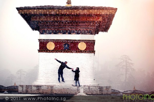 Overseas Pre-Wedding Photography to Bhutan by Singapore Photographer from PhotoInc